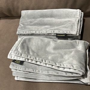 GRAY VELVET PILLOW COVER